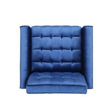 Bartos Button-Tufted Velvet Armchair